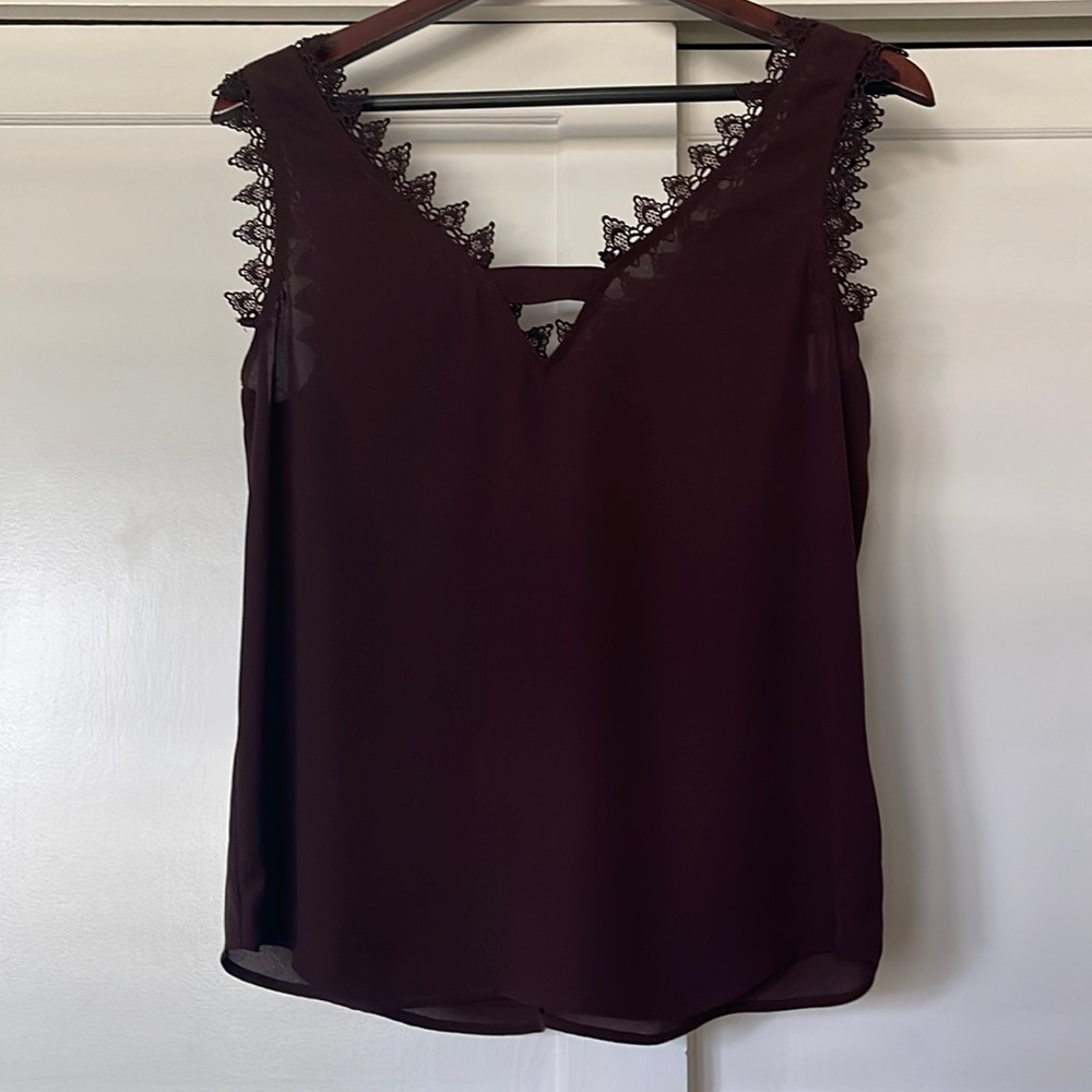 Express lace blouse tank top. Never worn.  Size S